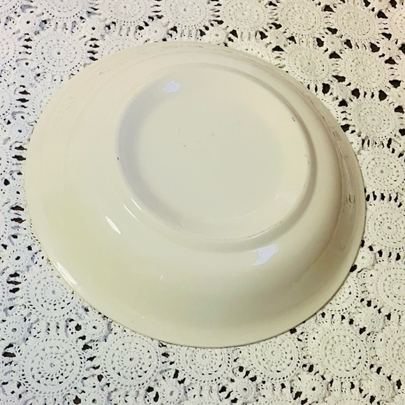 VINTAGE ROYAL CHINA • JEANNETTE • LARGE SERVING BOWL • PASTA/ BURNT ORANGE/RETRO - Picture 6 of 6